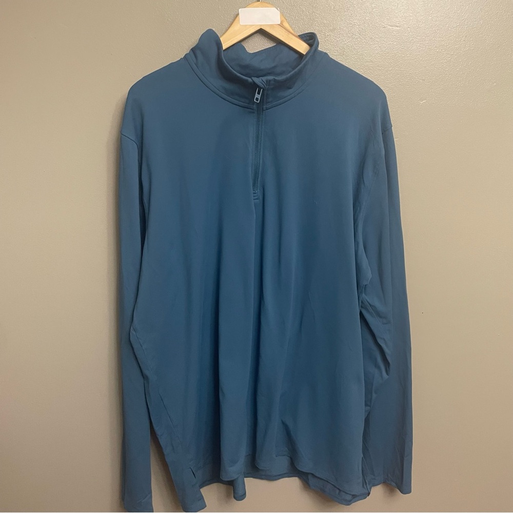 Under Armour Men’s Blue 1/4 Zip Long Sleeve Pullover